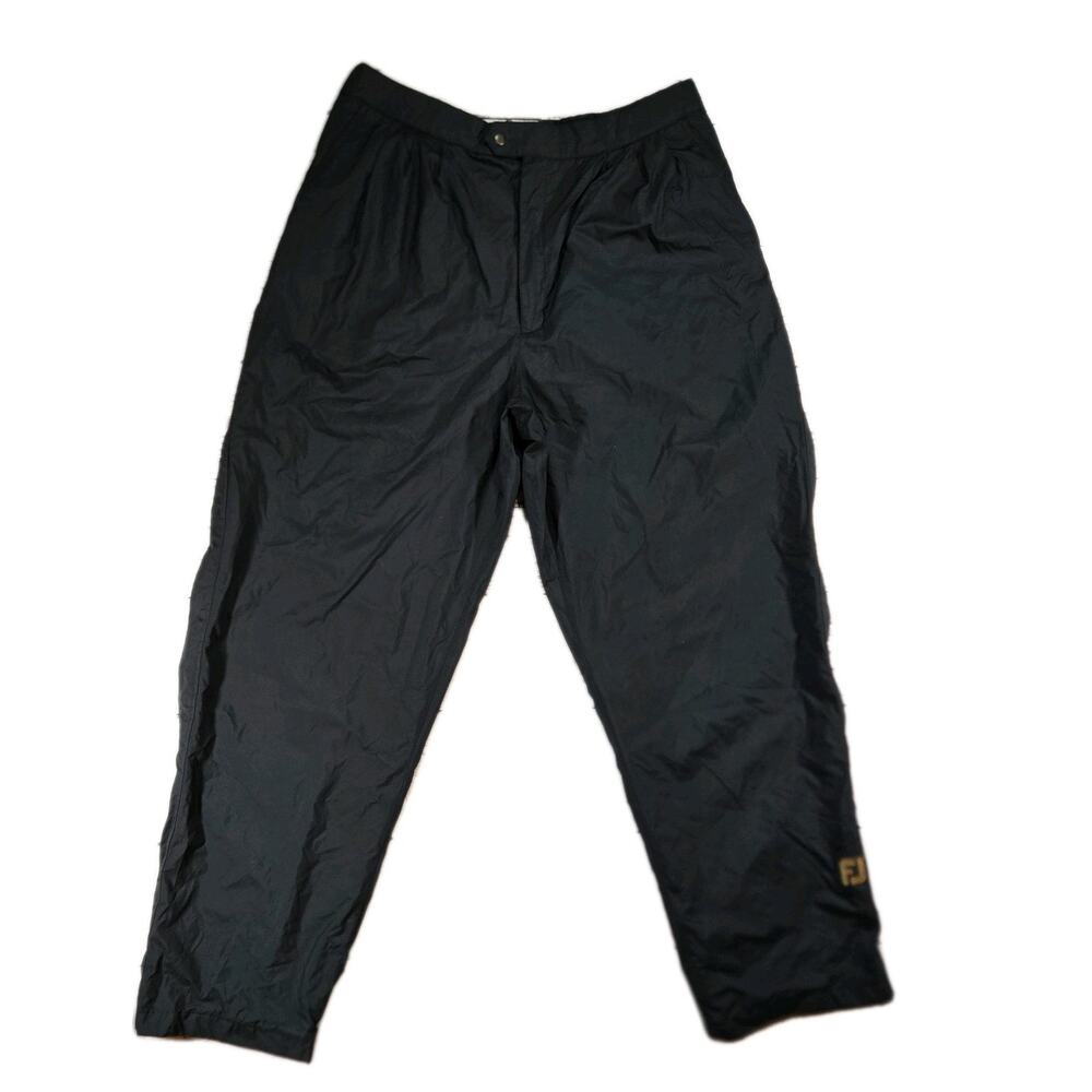 Footjoy Dryjoys Waterproof Golf Performance Rain Pants Mens Black XL Full zipleg